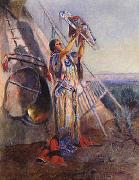 Sun Worship in Montana Charles M Russell